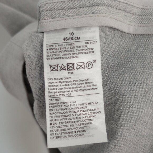 Banana Republic Grey Stretch Sheath Spaghetti Strap Dress - Picture 8 of 9